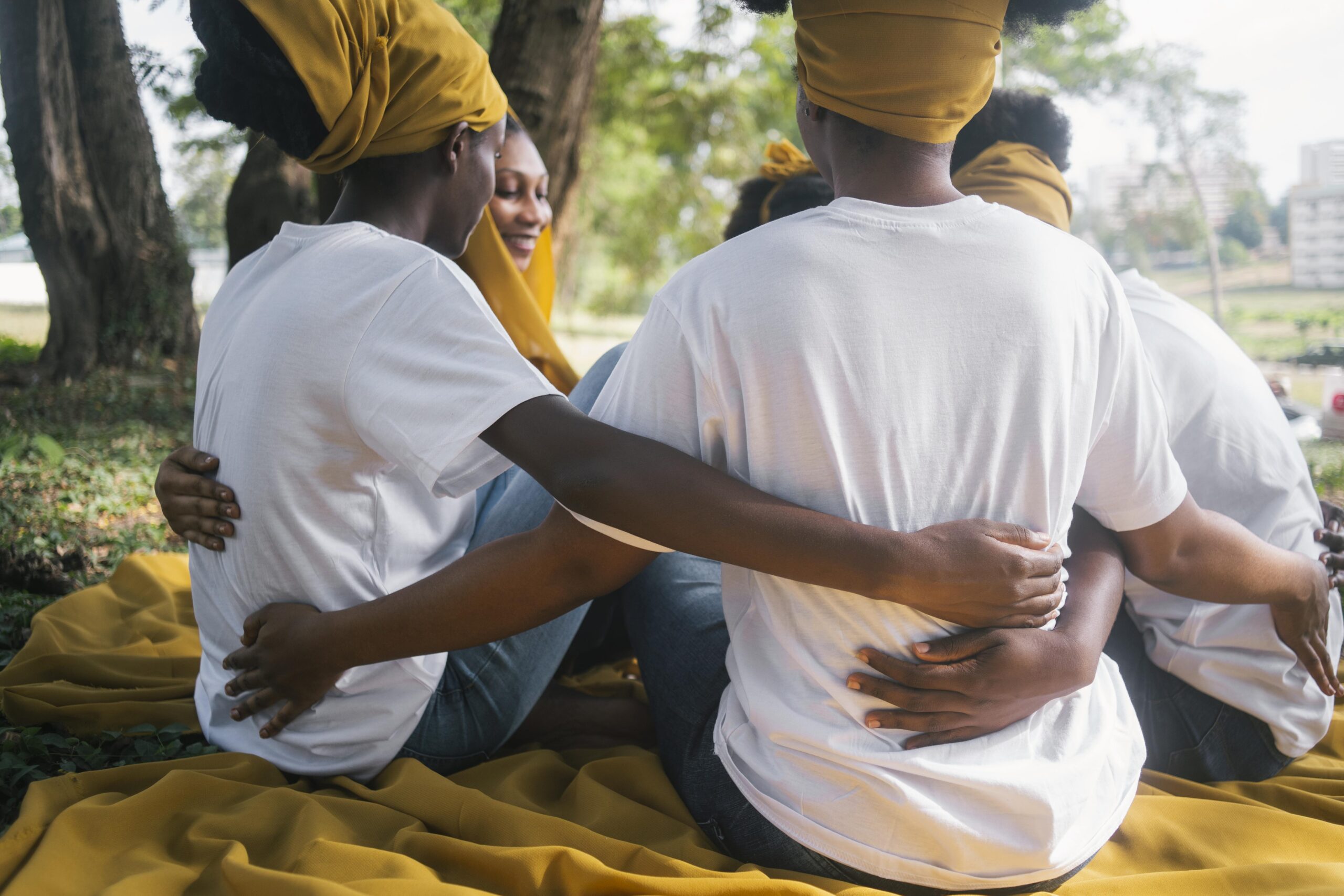 Community gathering in Kenya
